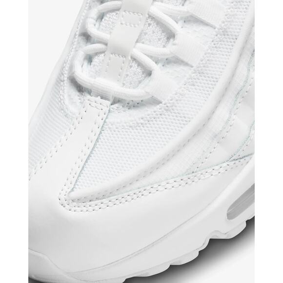 Nike Air Max 95 Essential Triple White Grey Mens Running CT1268 100 - SIZE 7.5 main image 4